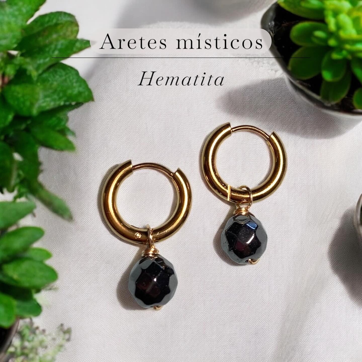 Aretes de cuarzos naturales🌱