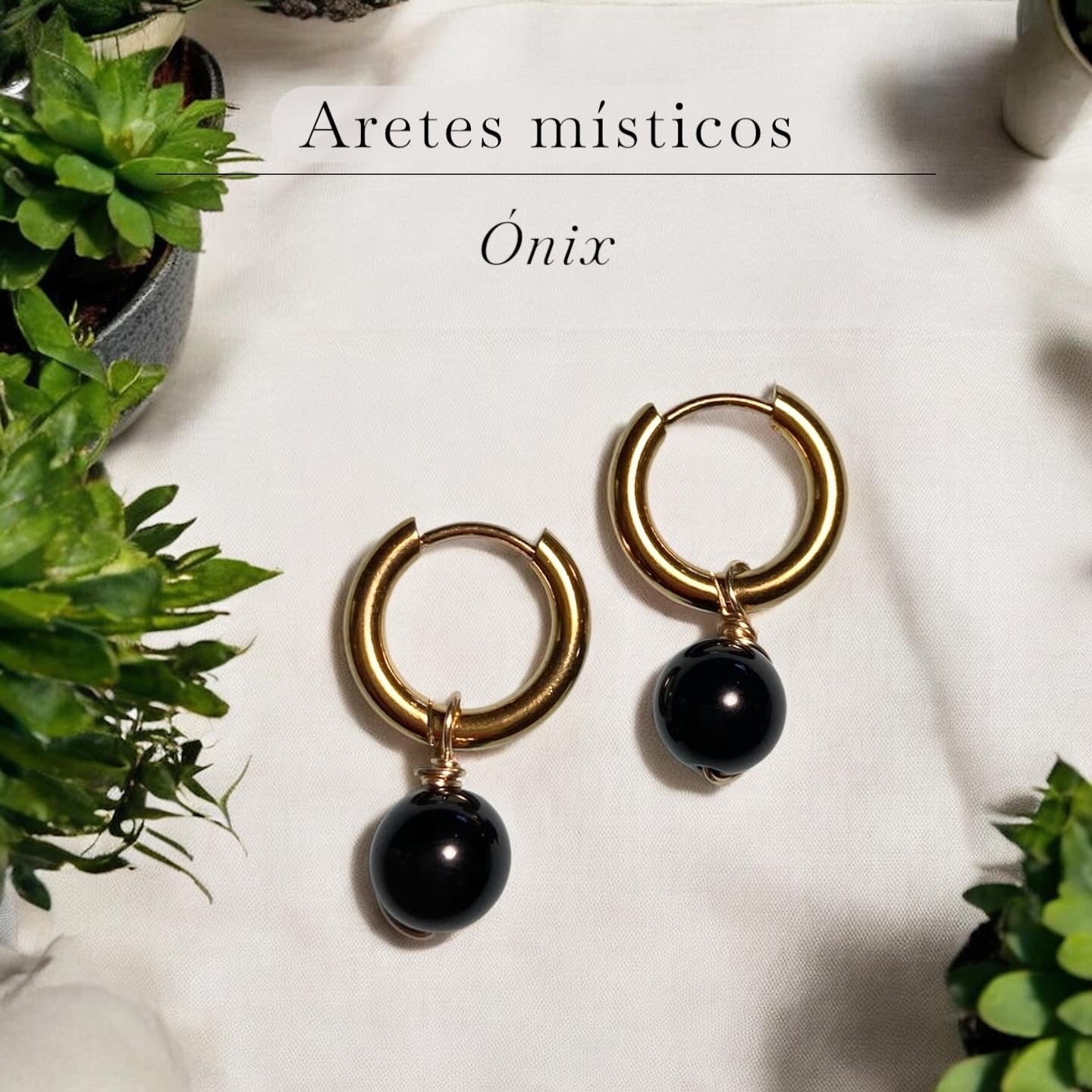 Aretes de cuarzos naturales🌱