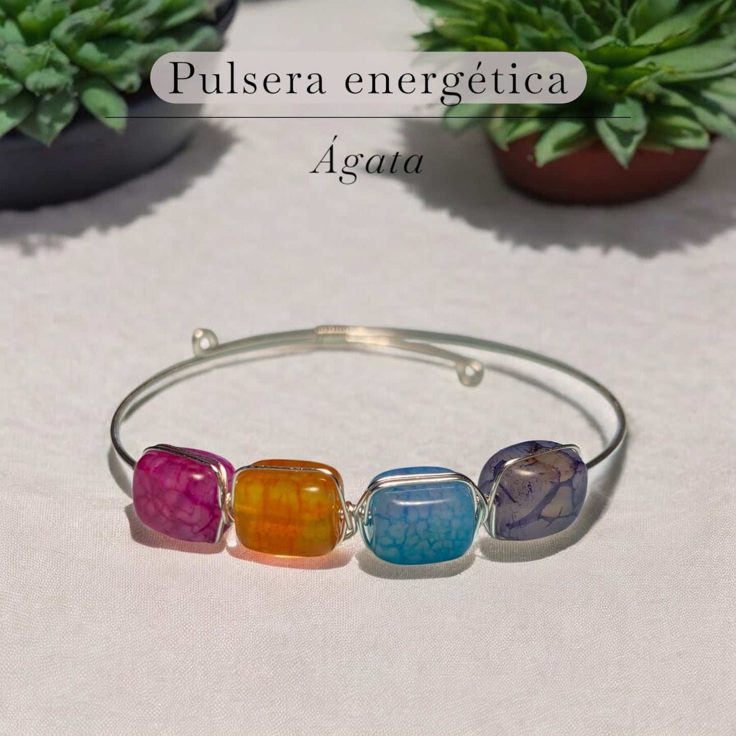 Pulsera Energética con Piedras Naturales