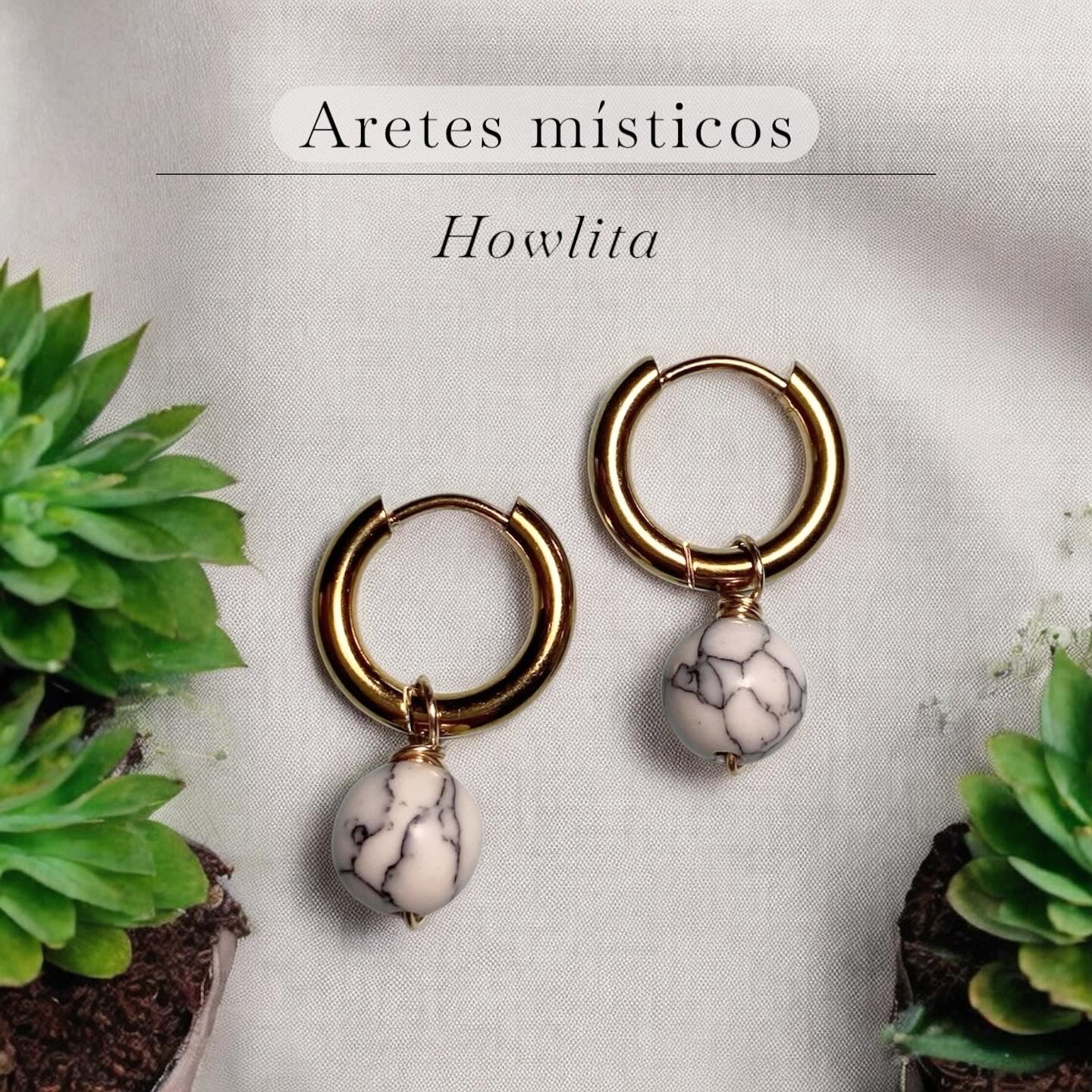 Aretes de cuarzos naturales🌱