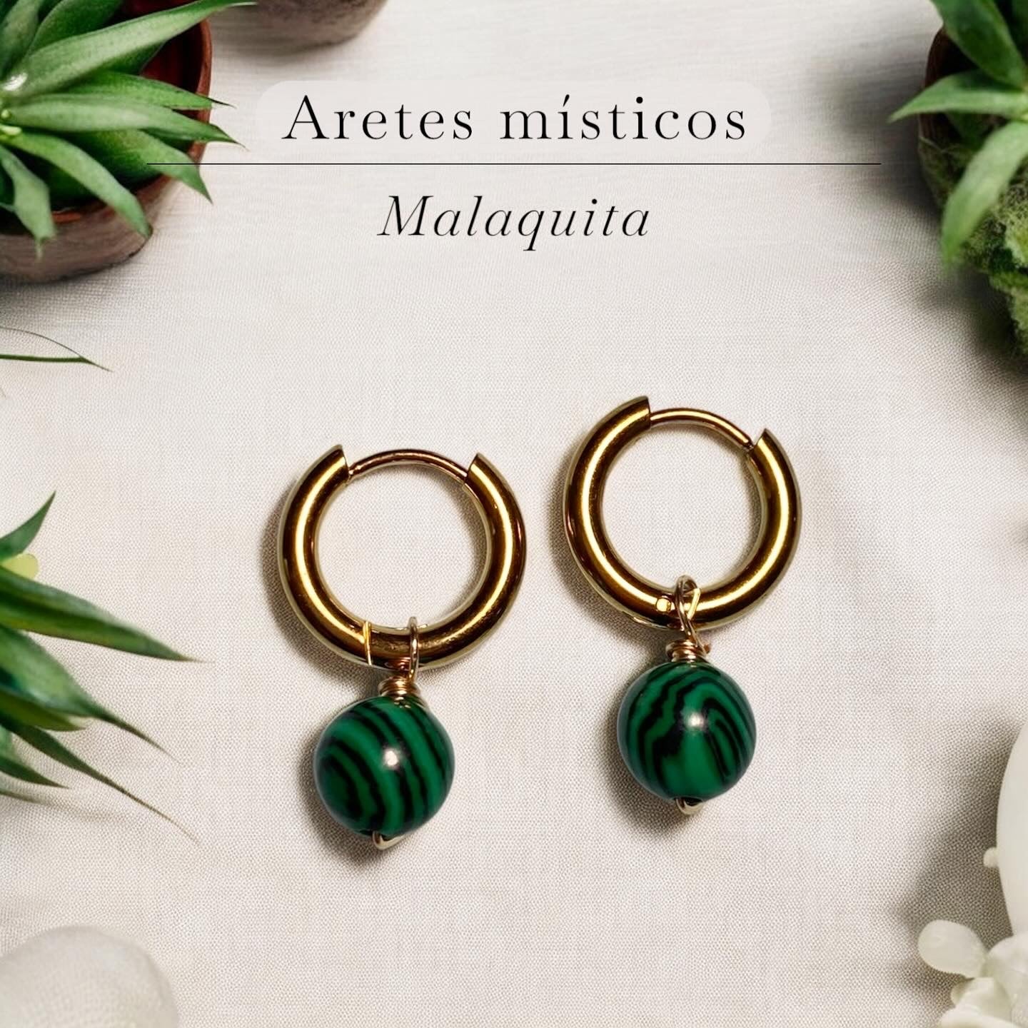 Aretes de cuarzos naturales🌱