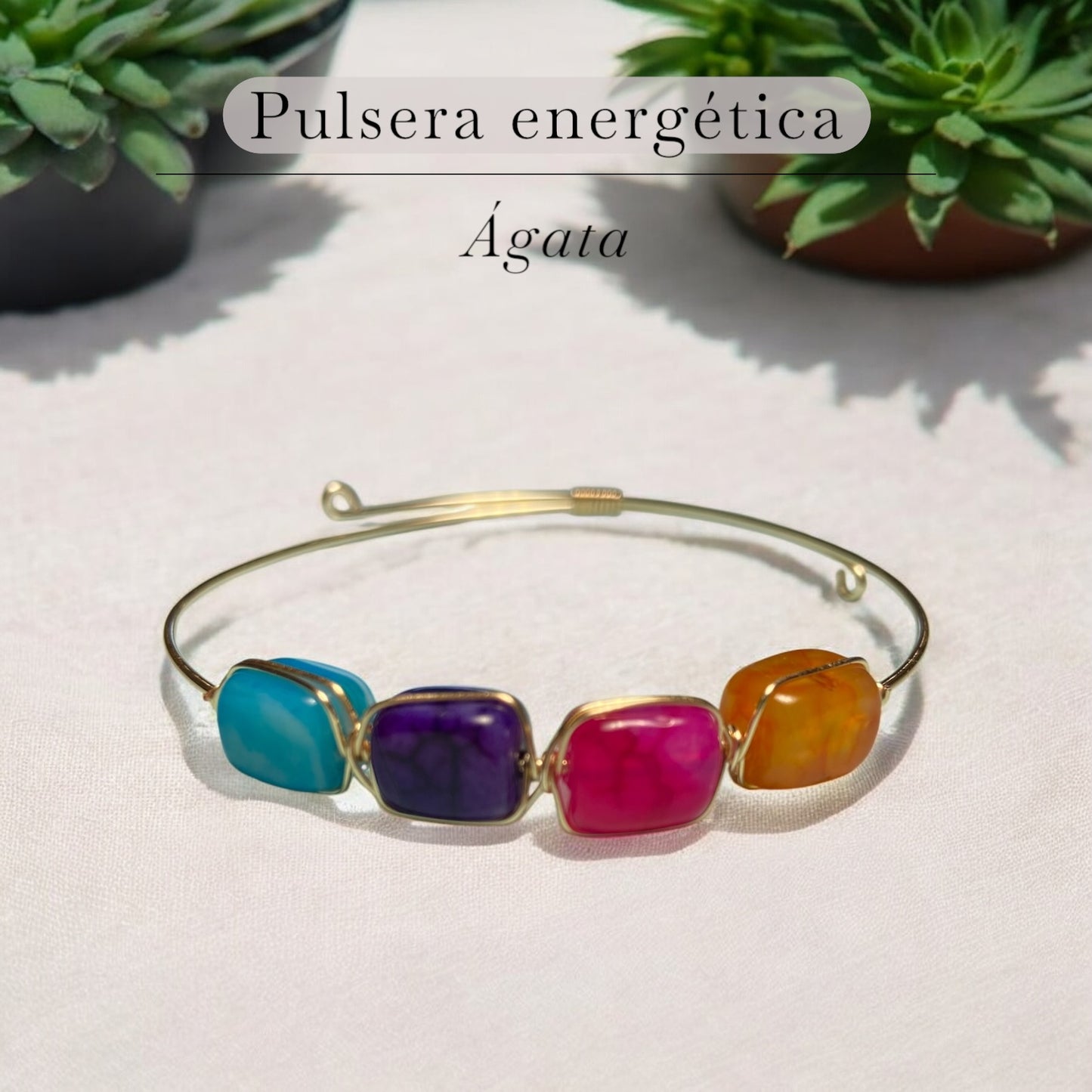 Pulsera Energética con Piedras Naturales