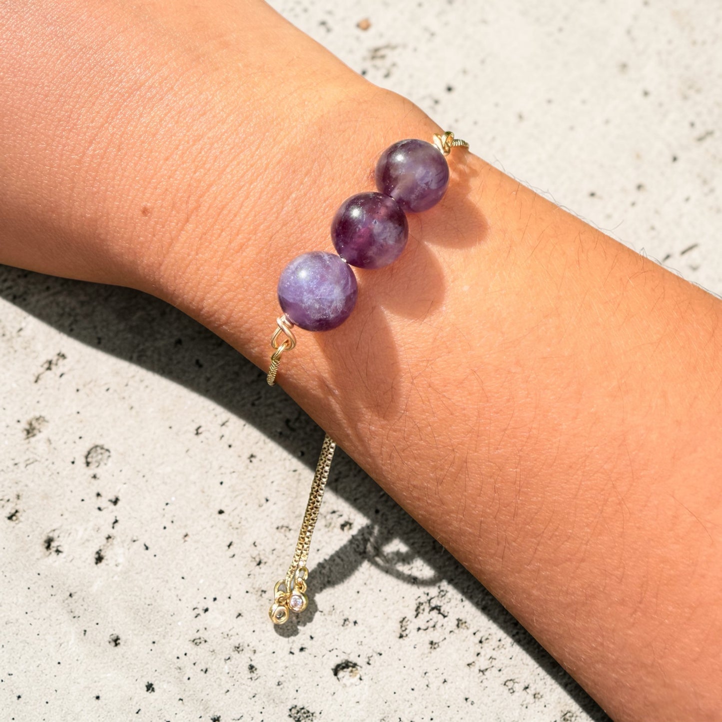 ✨ Pulsera Ajustable de Cuarzo Natural